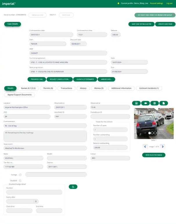 3Sixty Web screenshot