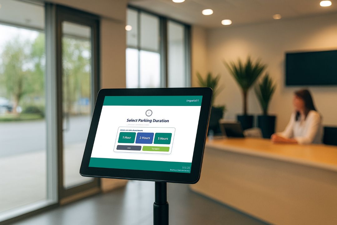 Photo of Interactive Display in a reception area setting